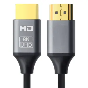 גבוהה באיכות OEM ODM HDMI זכר לזכר כבל 8K 60Hz HDMI כבל עם 24K זהב מצופה 1M 2M 3M 5M עבור מחשב נייד HDTV PS5