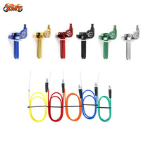 Accesorios de Modificación de Motocicletas, Empuñadura de Acelerador de Giro Rápido de 22 mm con Cable de 120 cm para Motocicleta, Motocross, ATV