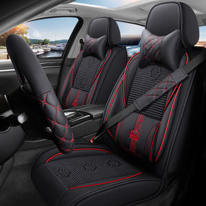 Housses de siège de voiture, housses de coussin de véhicule en cuir imperméable, universelles pour Jeep <span class=keywords><strong>Acura</strong></span> <span class=keywords><strong>Honda</strong></span> Civic Nissan Mazda Dodge - Product Image 2
