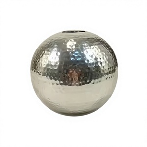 Suministros al por Mayor para Decoración de Bodas y Fiestas, Florero Moderno de Aluminio para Flores Secas, Decoración para Sala de Estar, Mesa de Centro - Product Image 1