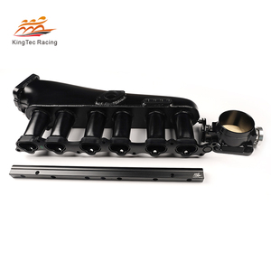 2jz GE Billet 2jz Manfloid de admisión de aluminio 90mm con riel de combustible y cuerpo del acelerador 90 para Lexus <span class=keywords><strong>Is300</strong></span> 2002 <span class=keywords><strong>Intake</strong></span> 2jz GE - Product Image 5