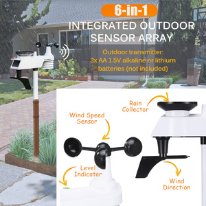 Estación Meteorológica <span class=keywords><strong>WIFI</strong></span> Inteligente de Radiofrecuencia 0366 - Product Image 3