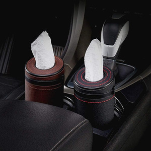 Boîte à mouchoirs cylindrique, <span class=keywords><strong>porte</strong></span>-mouchoirs rond, <span class=keywords><strong>porte</strong></span>-mouchoirs de <span class=keywords><strong>voiture</strong></span> - Product Image 1