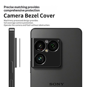 Pellicola Protettiva per Obiettivo <span class=keywords><strong>Xperia</strong></span> 1 IV, Design con Ritagli in Metallo, CDMA Deca Core 1a 8a Generazione, Resistente ai Graffi, Antiurto, Opaca - Product Image 3