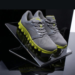 ขายส่งรองเท้าพลาสติกยืนแสดงรองเท้าคริลิคชั้นวางจอแสดงผล - Product Image 1