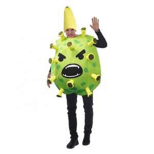 <span class=keywords><strong>Disfraces</strong></span> <span class=keywords><strong>de</strong></span> Halloween para adultos calientes fiesta divertida gérmenes Cosplay disfraz bacterias Cosplay traje con sombrero - Product Image 3
