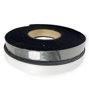 Bande d'étanchéité en éponge PU sur mesure, diamètre extérieur 50 mm, épaisseur 2 mm, pour portes, fenêtres, murs rideaux, rembourrage ignifuge - Product Image 1