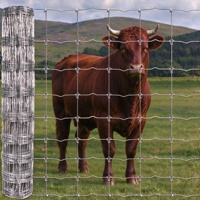 Clôture de champ à nœuds fixes galvanisée à chaud haute résistance pour cerfs, bovins, moutons, bétail, ferme, rouleau de 60 pouces, 96 pouces, 50 m, 100 m