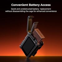 Pour SmallRig Insta360 Ace Pro 2 : Cage utilitaire avec support de montage horizontal et vertical pour caméra d'action, griffe et griffe porte-accessoire