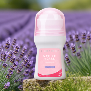 Desodorante Roll-On de Lavanda al por Mayor, 50 ml - Fórmula Natural Suave Sin Aluminio, Protección contra el Olor por 48 Horas, Desodorante Anti-Fricción - Product Image 1