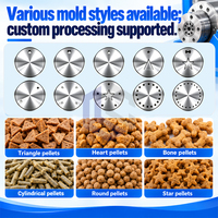 Vente chaude : Extrudeuse monovis pour aliments pour animaux de compagnie / Machine de fabrication de granulés flottants pour aliments pour poissons
