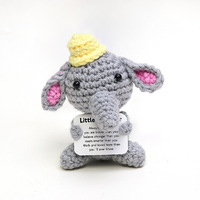 Nouvelles poupées en laine faites à la main, énergie positive, animaux actifs au crochet, ornements, produits finis, 31 cm-50 cm, pour les jeunes de 7 à 14 ans