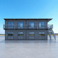 Dortoir de chantier JHCE à 2 étages, facile à assembler, emballage plat préfabriqué, pièce modulaire portable en conteneur