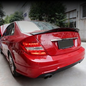 Protector de alerón trasero para maletero StarNav para Mercedes Benz Clase C W204 2007-2013, kit de carrocería, accesorios para coche - Product Image 3