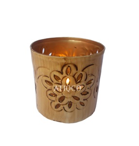 Blanc Bleu Fer Votif Merveilleux Design Taille Personnalisée Fer Votive Haute Qualité Forme Ronde Bougie Votive pour Vaisselle Utilisation - Product Image 3