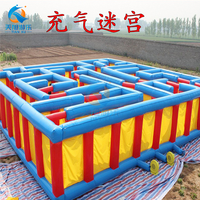 Labyrinthe gonflable sur mesure en PVC de haute qualité pour adultes et enfants