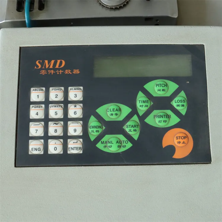Componentes de cinta y carrete smd, contador de chip smd automático y digital