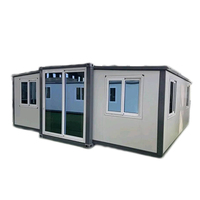 Maison de casas modulaire de 20 pieds conteneur extensible préfabriqué de 40 pieds conteneur en acier pliable de 30 pieds maison de conteneur extensible
