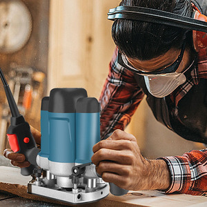 Défonceuse à bois haute puissance 2200W, 6 vitesses réglables, machine à sculpter le bois multifonctionnelle, routeur à tenonner le bois - Product Image 5