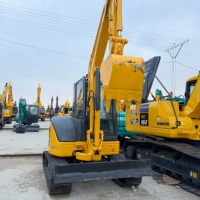Mini-excavatrice Komatsu PC40MR d'occasion, 4 tonnes, 160 heures, d'origine japonaise, homologuée CE, chenilles en caoutchouc, mini-excavatrice compacte d'occasion