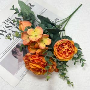 Bouquet <span class=keywords><strong>de</strong></span> roses d'<span class=keywords><strong>hibiscus</strong></span> haut <span class=keywords><strong>de</strong></span> gamme Vente chaude pour la remise des diplômes <span class=keywords><strong>de</strong></span> Noël Saint Valentin Fête des mères Pâques Nouvel An Nouvel An chinois - Product Image 2