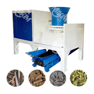 Holzschnitzelziegel Biomasse-Bricketts presse Maschine Sägemehl Stroh Hülse Brikettmaschine für Strohbricketts