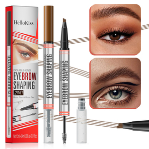 Lápiz Delineador de Cejas Mineral de Doble Punta, 2 en 1, Gel y Lápiz para Cejas, Resistente al Agua, para una Definición Precisa - Product Image 2