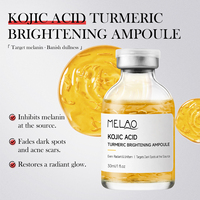 Ampoule de soin de la peau professionnelle, sérum au collagène, acide kojique, PDRN, peptide de cuivre, réparateur, éclaircissant, apaisant, sérum pour le visage en ampoule