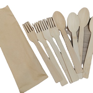 Pre-cán tre <span class=keywords><strong>Flatware</strong></span> 170mm tre thiết lập dao kéo thanh lịch Bộ đồ ăn phục vụ sử dụng dao kéo - Product Image 2