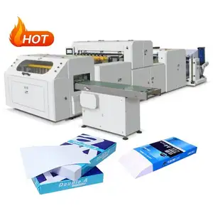Factory Price Automatic Electric Guillotine Paper Cutter Cross Cutting Machine Ream Paper Cutting Machine