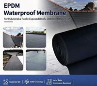 Selbstklebende EPDM Moderne Dachmembran Wasserdichtung für Flachdächer ISO/CE-Zertifiziert Mehr als 5 Jahre Garantie Dugao 0,8mm