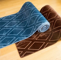 Tapis en polyester Raschel gaufré effet vison 4x25m, doux et lavable, idéal pour la maison, la voiture et la prière