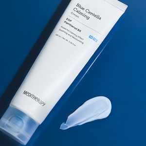 MEDITHERAPY Blue Centella & Guaiazulene Calming Repairing Moisturizing & Brightening Night <b>Face</b> Cream for Sensitive Skin - Product Image 2