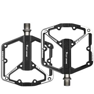 पश्चिम बाइकिंग 3 बीयरिंग साइकिल पैडल एल्यूमीनियम मिश्र धातु एमटीबी माउंटेन रोड BMX बाइक पेडल विरोधी पर्ची फ्लैट <span class=keywords><strong>Pedals</strong></span> साइकल चलाना सामान - Product Image 1