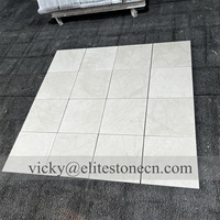 Carreaux de sol en marbre poli Crema Marfil de Pinoso (Espagne), écologiques, pour usage extérieur et intérieur