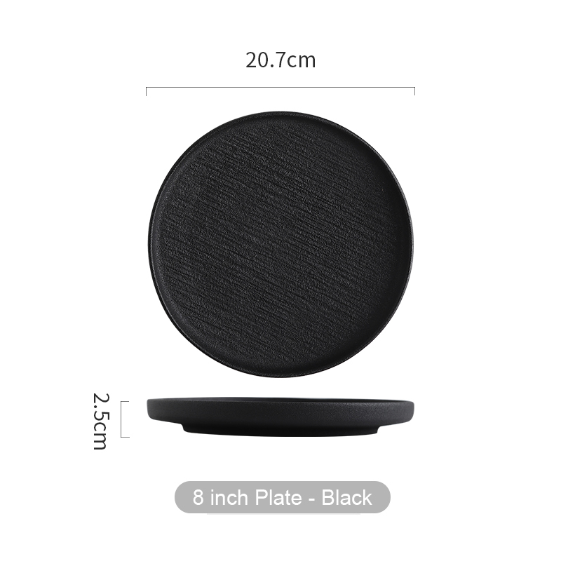 8'' Black