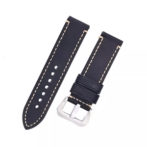<span class=keywords><strong>Bracelet</strong></span> de <span class=keywords><strong>montre</strong></span> en cuir véritable JINKAIYUE Rough Crazy Horse pour 22 mm 26 mm PN111-6 - Product Image 6