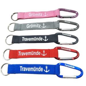 Custom Embroidered Silk Screen Logo Motorcycle Flight <b>Lanyard</b> Key Chain Wrist Strap Keychains Carabiner Short <b>Lanyards</b> - Product Image 2