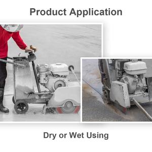 SHDIATOOL 14 pollici 358mm saldati al Laser Turbo segmento diamante calcestruzzo sega lama di taglio e macinazione disco per cemento granito duro - Product Image 5