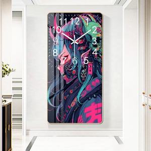 Reloj de Pared de Cristal Etéreo: una Elegancia Atemporal para tu Espacio de Vida, Diseño de Anime y Dibujos Animados - Product Image 1