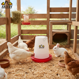 3 Bebederos de animales para sistemas de bebida multiusos para cría de pollos y conejos - Product Image 3