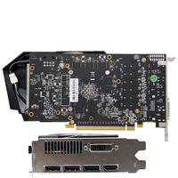 Carte graphique RX580 8 Go 2048SP Carte vidéo à double ventilateur 256 bits GDDR5 pour ordinateur de bureau GPU pour PC de jeu