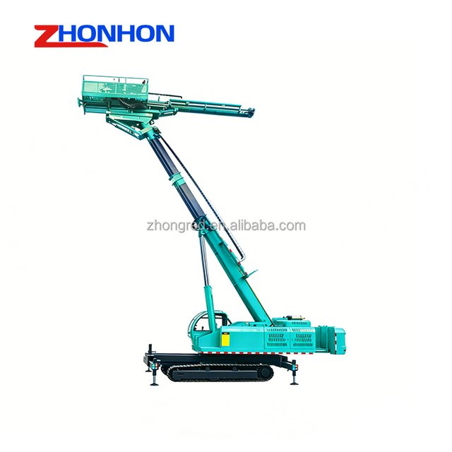Automatic 30M Cable Anchor Drilling Rig High Lifting 220V Slope Protection Machine with Engine Core Component