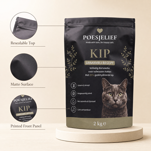 Sachet Doypack Mylar Biodégradable Personnalisé pour Aliments pour Animaux, à Ouverture Facile, Anti-Odeur, avec Fermeture Ziplock, Faible MOQ, OEM ODM - Product Image 3