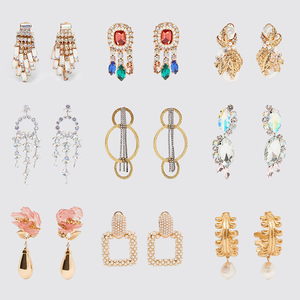 Kaimei Bohème ZA <span class=keywords><strong>Cristal</strong></span> Dangle Boucles <span class=keywords><strong>D</strong></span>'oreilles pour Les Femmes Fleur Poisson Or Rond Géométrique Boucles <span class=keywords><strong>D</strong></span>'oreilles <span class=keywords><strong>Mariage</strong></span> Nouvellement Filles Cadeau De Fête - Product Image 2