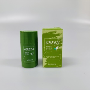 Masque facial en stick au thé vert et au matcha, formule exfoliante à l'argile, nettoie en profondeur et hydrate, réduit les points noirs - Product Image 5