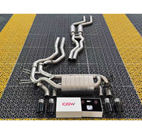 Échappement Catback en Acier Inoxydable CGW à Son Aggressif, Scanné en 3D pour un Ajustement Parfait, avec Quatre Sorties pour BMW E46 M3