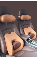 Coussin de soutien lombaire orthopédique en mousse à mémoire de forme Sanlead Luxury pour conducteur de voiture, coussin de siège pour chaise de bureau