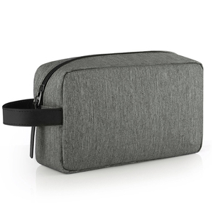 Borsa da viaggio impermeabile da uomo per rasatura e articoli da toeletta, organizer da bagno in tessuto Oxford impermeabile - Product Image 1