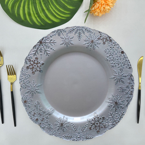 Nouvelles assiettes en verre transparentes, plateaux de service en verre, vente en gros pour la maison et la cuisine - Product Image 2